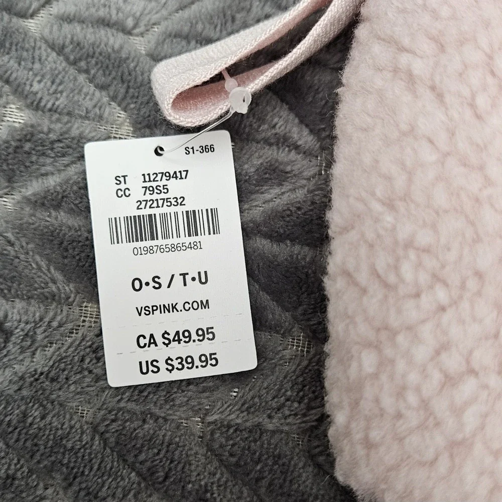 *NEW w/Tags Victoria's Secret PINK Sherpa Christmas Stocking Winter‎ 2025